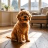 Cavapoo rehberi — kıvırcık tüylü cavapoo yavrusu