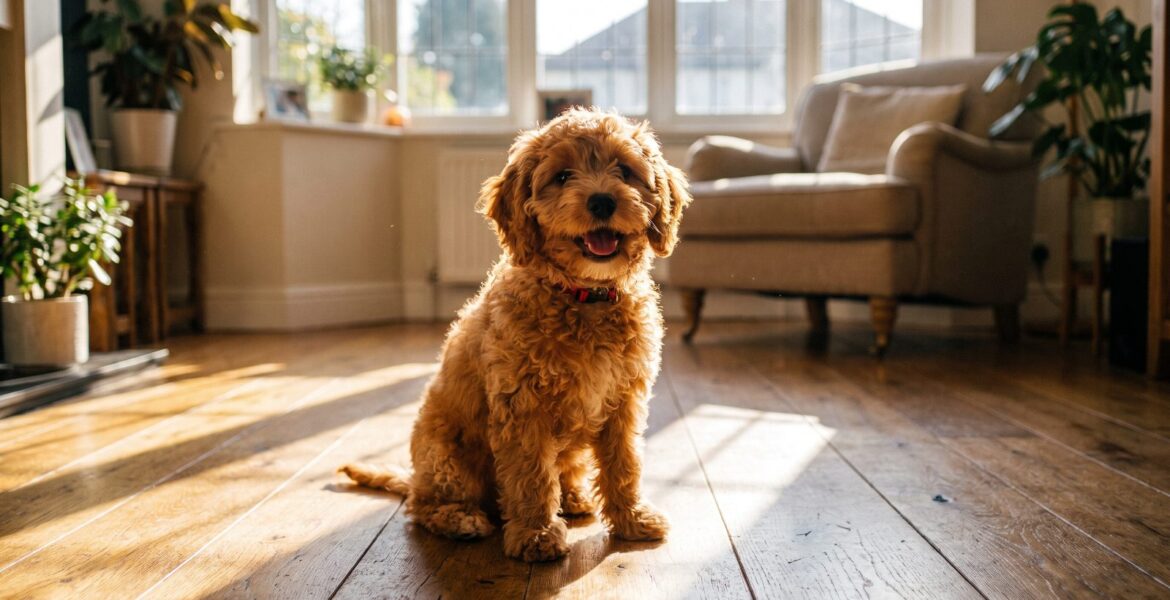 Cavapoo rehberi — kıvırcık tüylü cavapoo yavrusu