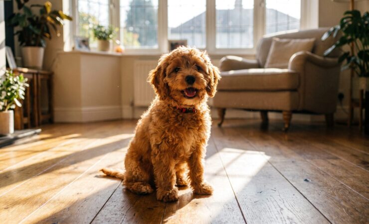 Cavapoo rehberi — kıvırcık tüylü cavapoo yavrusu